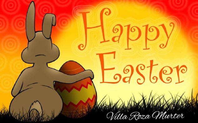 Happy Easter To all Our guests, and to all people around Our beautiful globe wish staff of Villa Roza Murter !!!